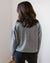 Demylee Clothing Gigi Easy Fit Crew Sweater in Med Heather Grey