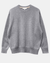 Demylee Clothing Gigi Easy Fit Crew Sweater in Med Heather Grey