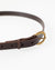 Depalma Handsewn Accessories CL 3/4 inch Belt in Smoke/Brass