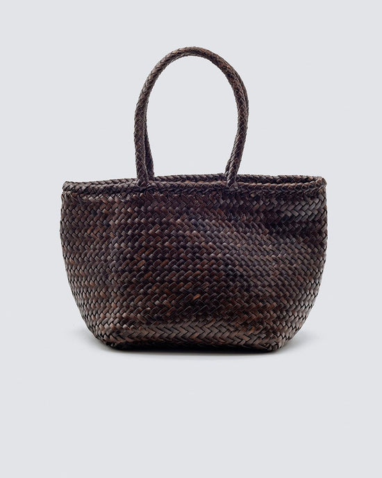 Dragon Diffusion Grace Basket - Small in Dark Brown 