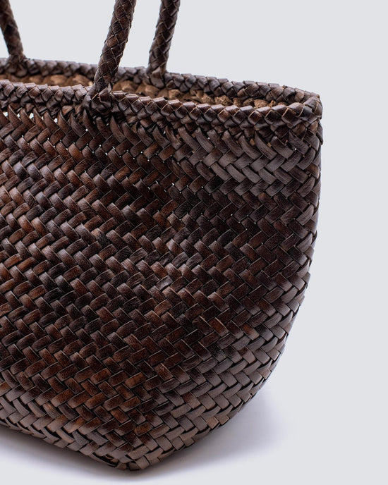 Dragon Diffusion Grace Basket - Small in Dark Brown 