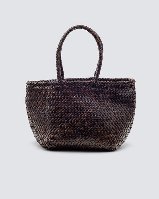 Dragon Diffusion Grace Basket - Small in Dark Brown 