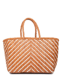 Dragon Diffusion Kumari Basket - Big in Tan/White 