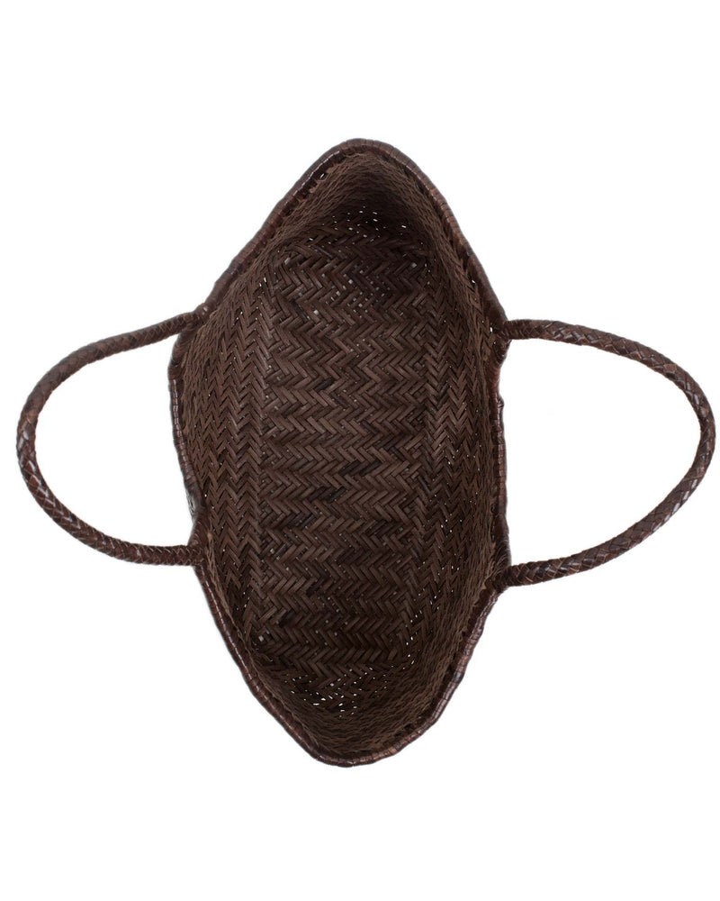 Dragon Diffusion Nantucket Basket Big in Dark Brown - Bliss Boutiques