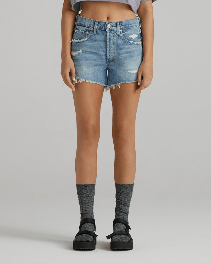Edwin Denim Cai 4" Short in Siren