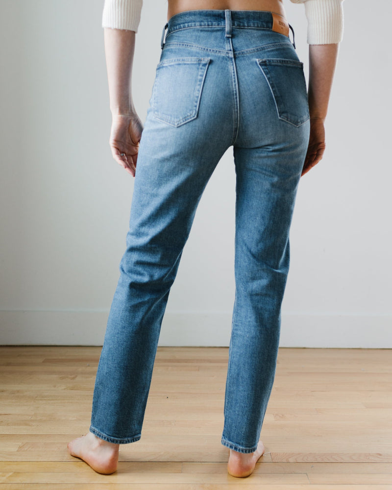 Edwin Hana High Rise Straight in Wallflower Bliss Boutiques