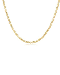 enewton 15" Choker Classic Gold 3mm Bead Necklace 