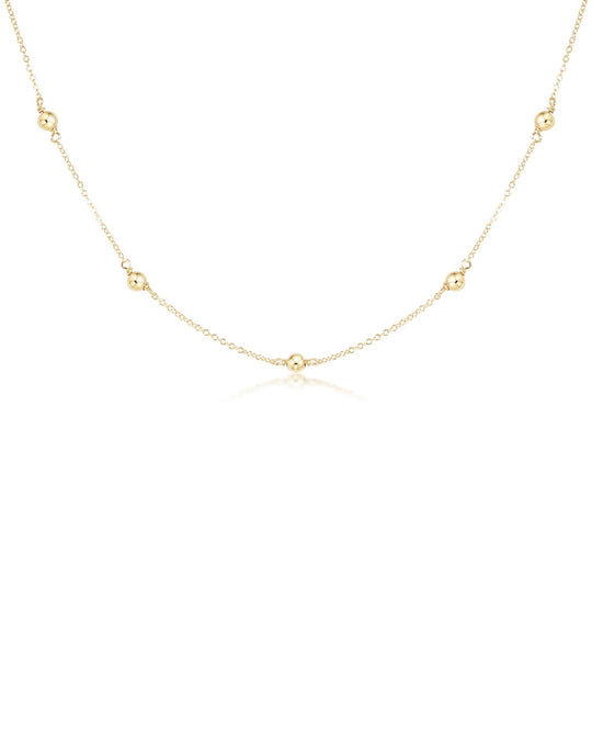 enewton 15" Choker Simplicity Chain Gold - Classic 4mm Gold 