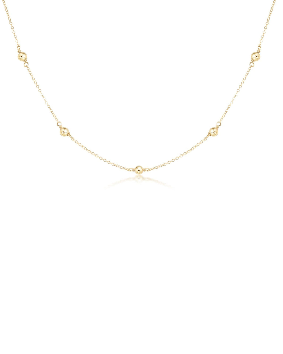 enewton Jewerly 14K Gold Filled 15" Choker Simplicity Chain Gold - Classic 4mm Gold