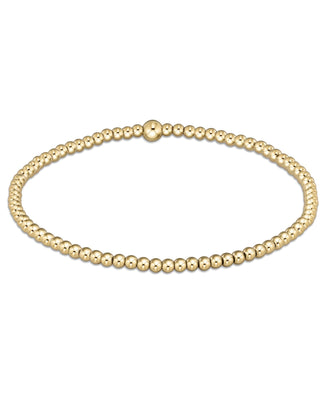 enewton Jewerly 14K Gold Filled Classic Gold 2.5mm Bead Bracelet