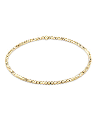 enewton Jewerly 14K Gold Filled Classic Gold 2mm Bead Bracelet
