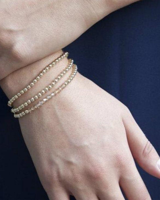 enewton Classic Gold 4mm Bead Bracelet 