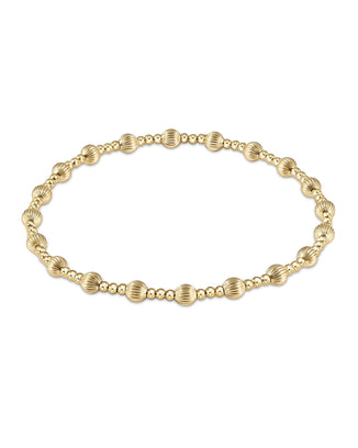 enewton Jewerly 14K Gold Filled Dignity Sincerity Pattern 4mm Bead Bracelet - Gold