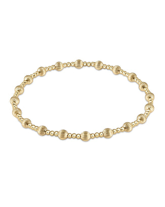 enewton Jewerly 14K Gold Filled Dignity Sincerity Pattern 4mm Bead Bracelet - Gold