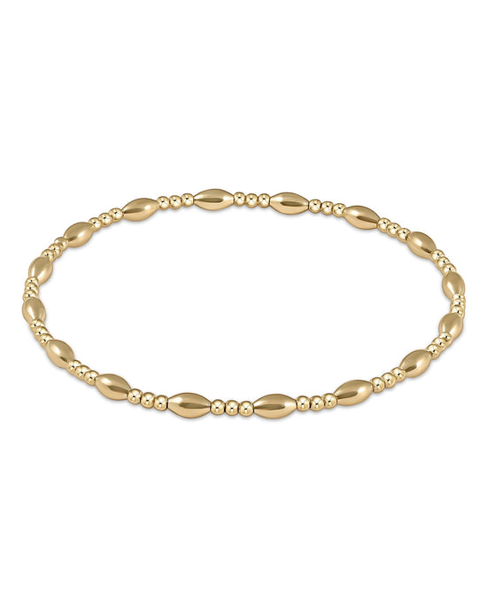 enewton Jewerly 14K Gold Filled Harmony Sincerity Pattern 2mm Bead Bracelet - Gold