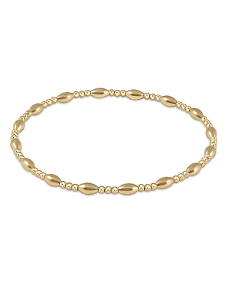 enewton Jewerly 14K Gold Filled Harmony Sincerity Pattern 2mm Bead Bracelet - Gold