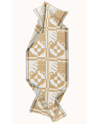 Épice Accessories Golden Block Print Scarf in Golden