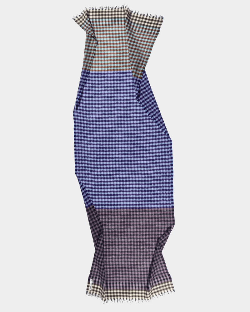 Épice Accessories Violet Check 4 Scarf in Violet