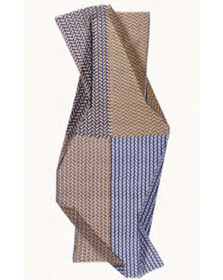 Épice Accessories Sunset Checks Scarf in Sunset