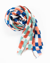 Épice Checks Scarf in Terra 