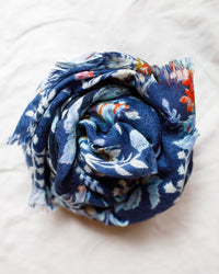 Épice Fleur 2 Scarf in Indigo 