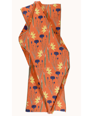 Épice Accessories Orange Flora Danica Scarf in Orange