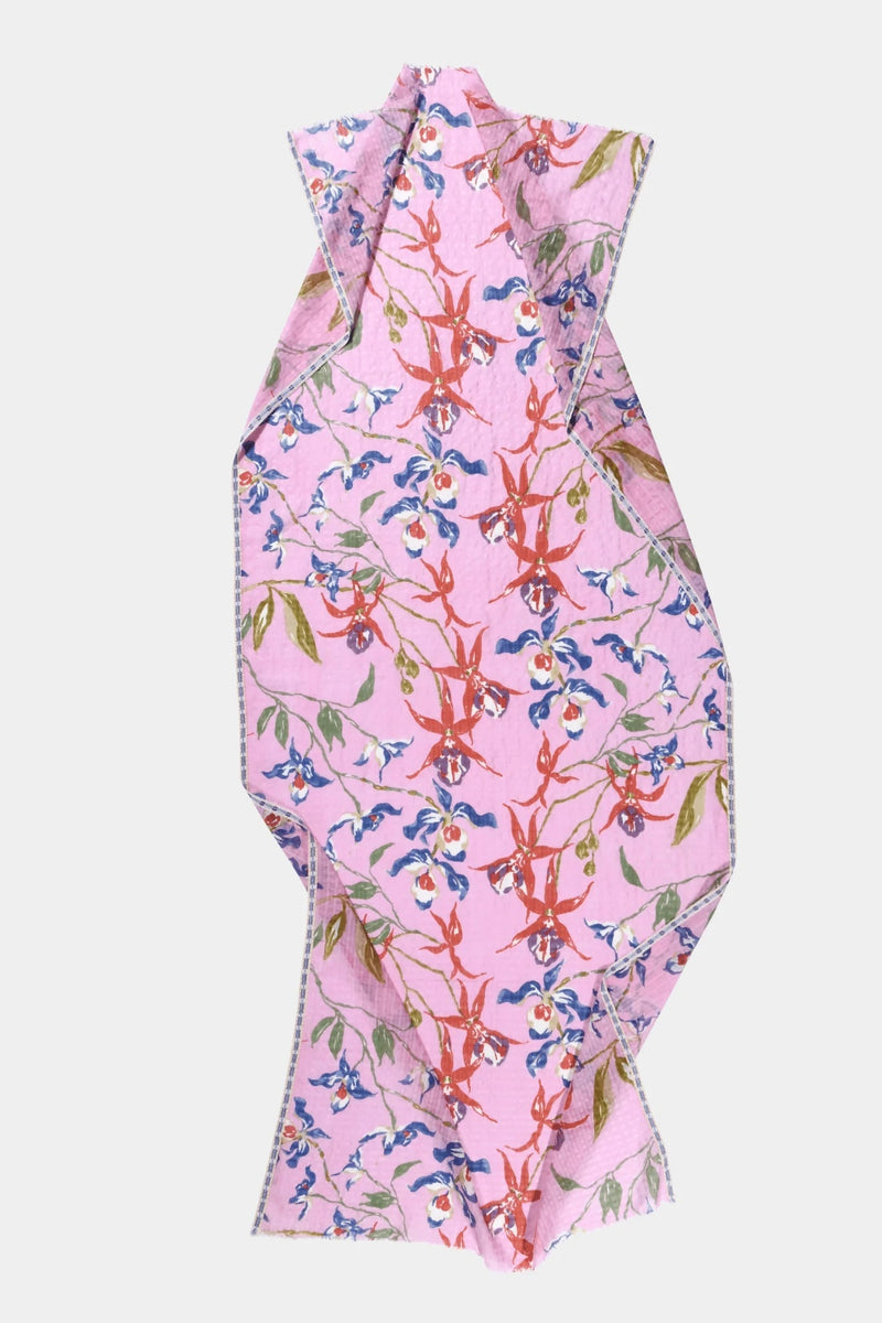 Épice Accessories Rose Meadow Orchids Scarf in Rose