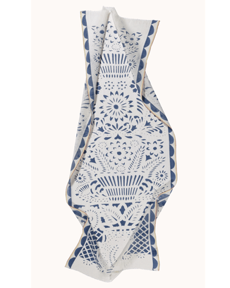 Épice Accessories Denim Papercut Scarf in Denim