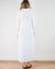 Felicite Apparel Clothing Boyfriend Maxi Dress in White