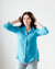 Felicite Apparel Clothing Boyfriend Top in Carnival