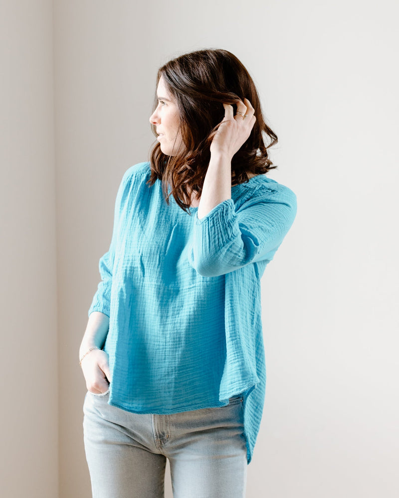 Felicite Apparel Clothing Venice Top in Carnival