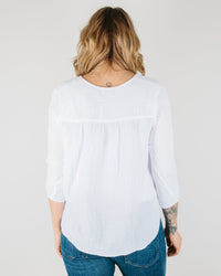 Felicite Apparel Venice Top in White - packed 