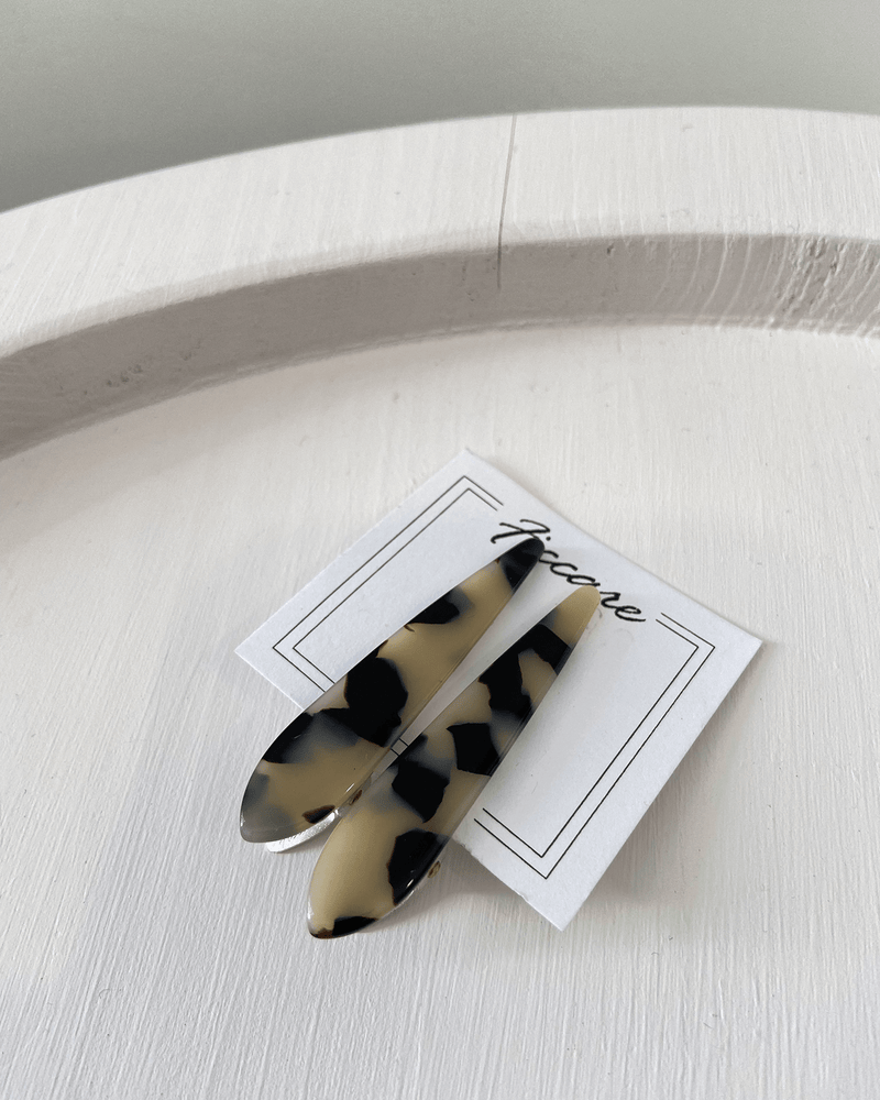 Ficcare Accessories Ivory Tokyo / O/S Mini Maximas Acetate Pair in Ivory Tokyo
