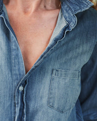 Frank & Eileen Clothing Barry Button Down in Distressed Vintage Wash