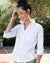 Frank & Eileen Clothing Barry Button Down in White Denim