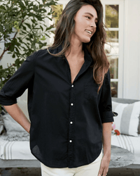 Frank & Eileen Eileen Button Up Featherweight in Black 