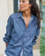 Frank & Eileen Clothing Eileen Relaxed Button Down in Vintage Stonewashed Indigo