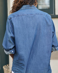 Frank & Eileen Clothing Eileen Relaxed Button Down in Vintage Stonewashed Indigo