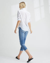 Frank & Eileen Eileen Relaxed Button Down in White Linen 