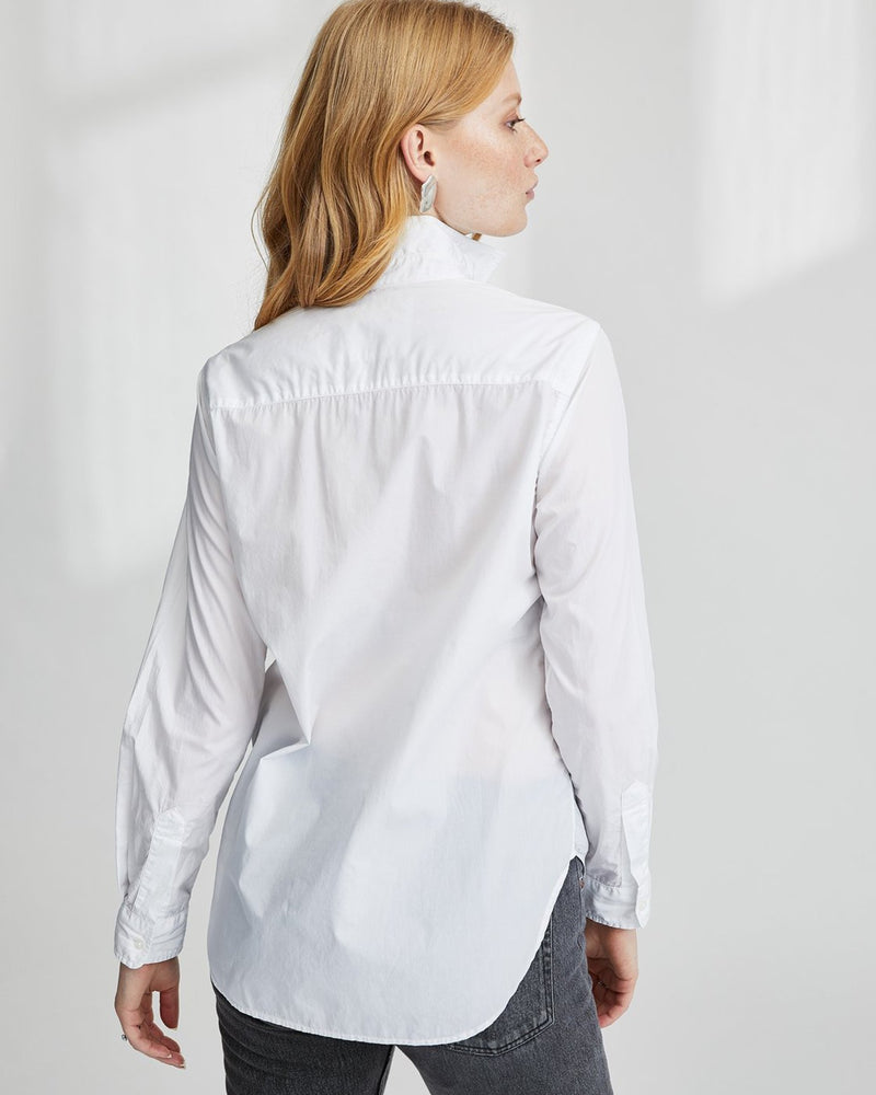 Frank & Eileen Clothing Frank L/S Button Down in White Super Fine Poplin
