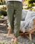 Frank & Eileen Clothing Jameson Jogger in Army Linen
