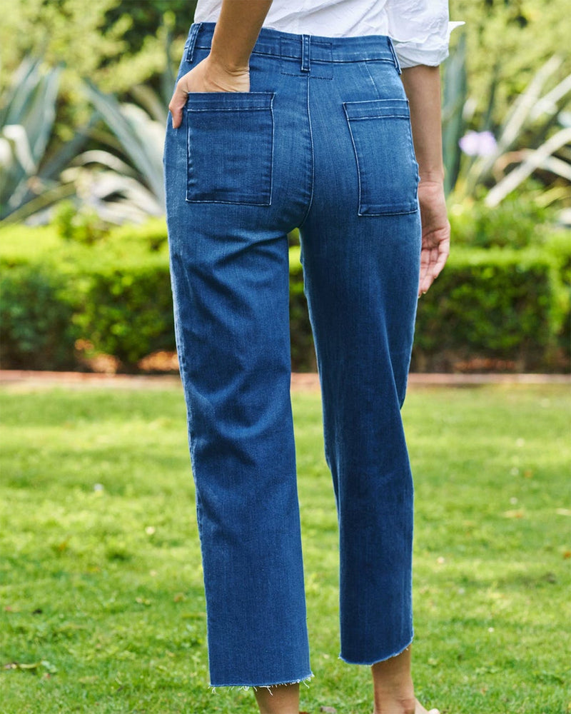 Frank & Eileen Clothing Kinsale in 1977 Medium Wash w/ Grinding