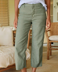 Frank & Eileen Clothing Sage / 0 Kinsale Pant in Sage Linen