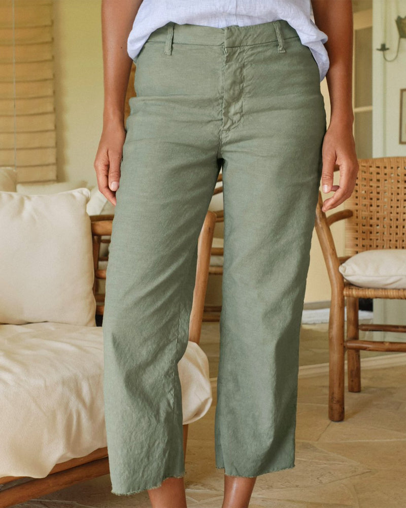 Frank & Eileen Clothing Sage / 0 Kinsale Pant in Sage Linen