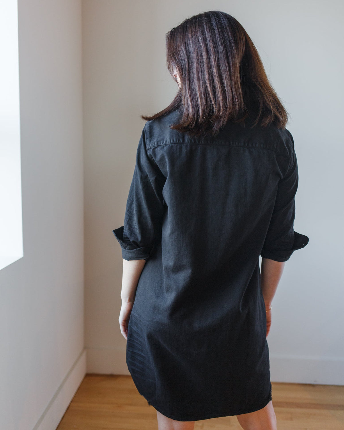 Frank & Eileen Clothing Mary Shirtdress in Black