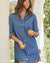 Frank & Eileen Clothing Mary Shirtdress in Vintage Stonewashed Indigo