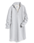 Frank & Eileen Clothing Nicole L/S Fleece Polo Dress in Gray Melange