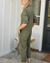 Frank & Eileen Clothing Northern Ireland Preformance Linen Playsuit in Army