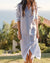 Frank & Eileen Clothing Rory Shirtdress in Blue Stripe Linen