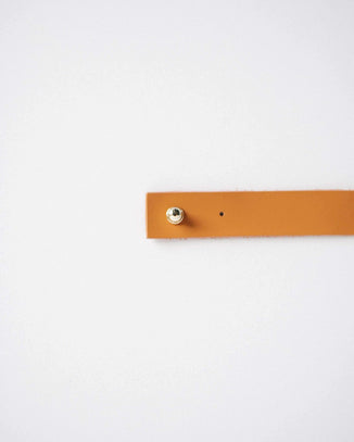 Gigi Pip Accessories Removable Leather Band - Pin in Camel
